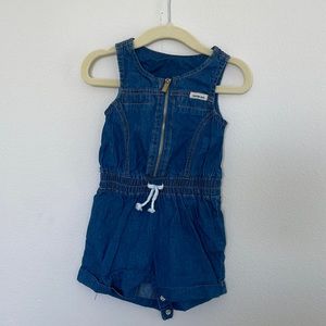 Calvin Klein kids denim romper -size 18M